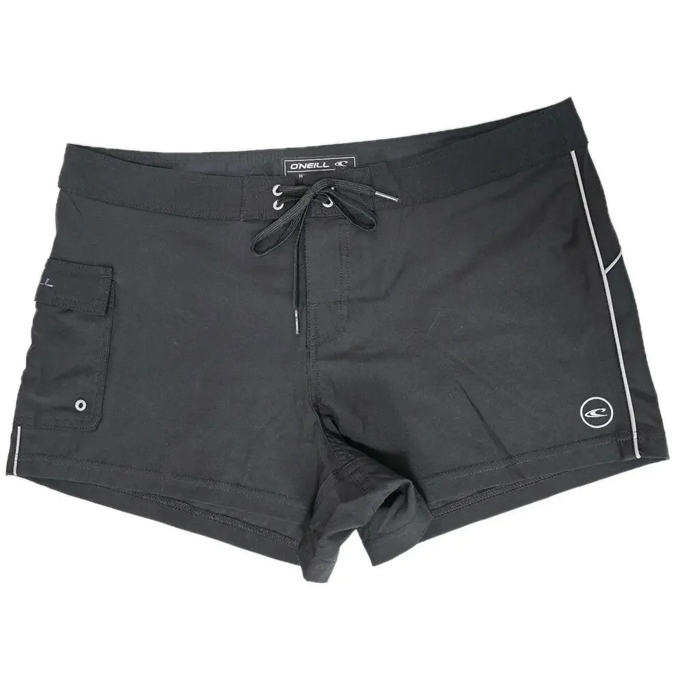 O'Neill Hyperfreak Board Shorts Juniors Women's Size 11 Black Surf Beach Stretch